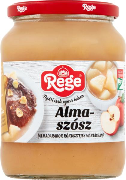 REGE almaszósz (almadarabok kókusztejes mártásban) 720ml